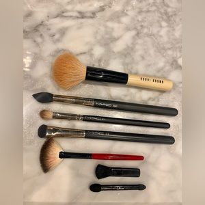 7 Pcs Makeup Brushes MAC Dior Bobbi Brawn Smashbox Set Brand New